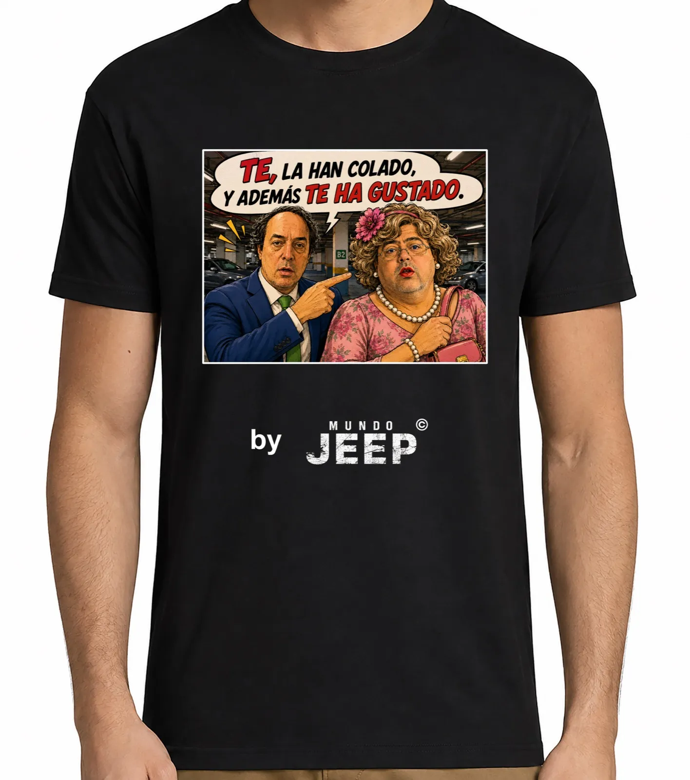 Foto de Camiseta negra · Diseño 2