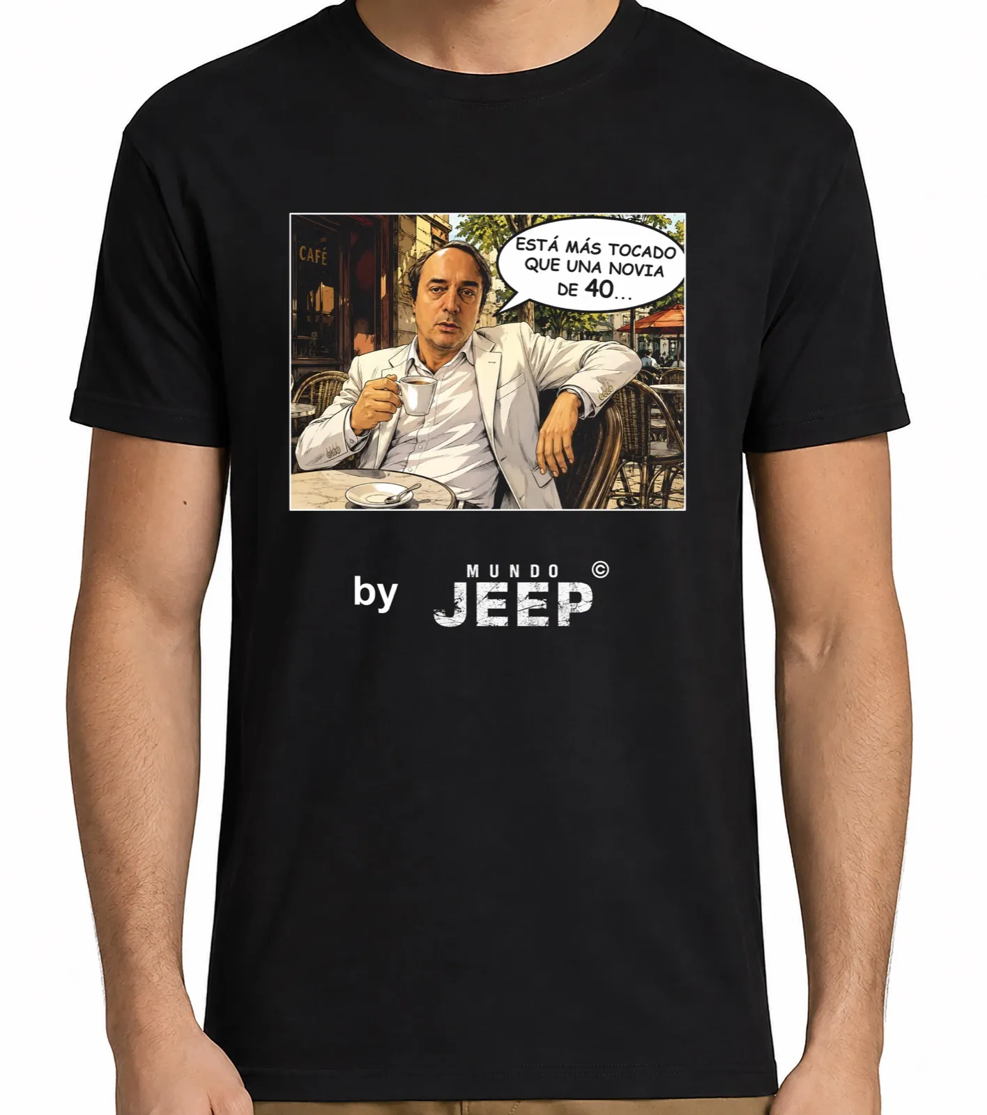 Foto de Camiseta negra · Diseño 4